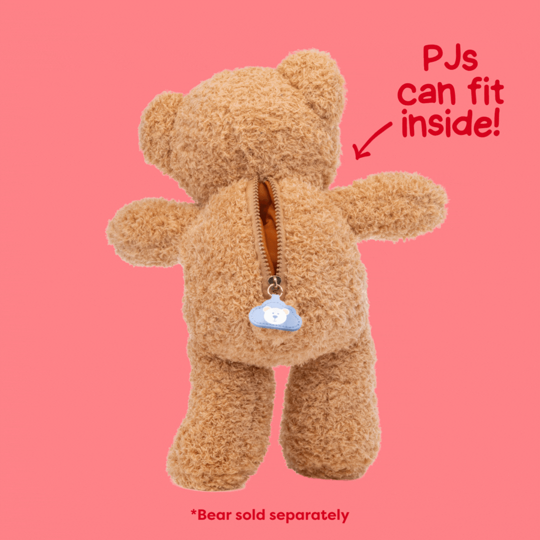 Zippy the Bear™ Pajamas - Passionate Pomegranate