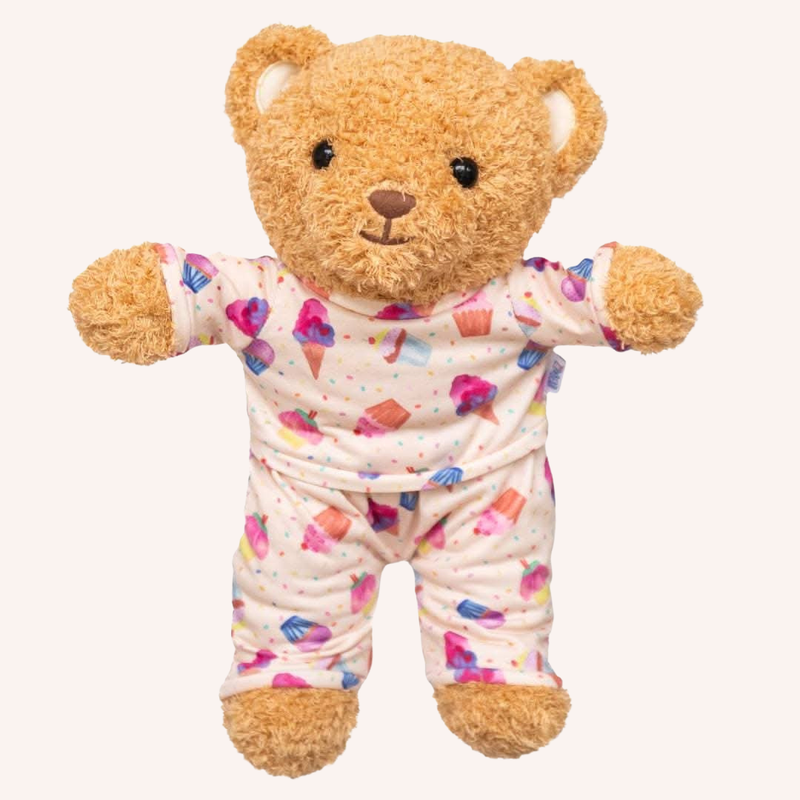 Zippy the Bear + Zippy Pajamas (Cupcake Confetti)