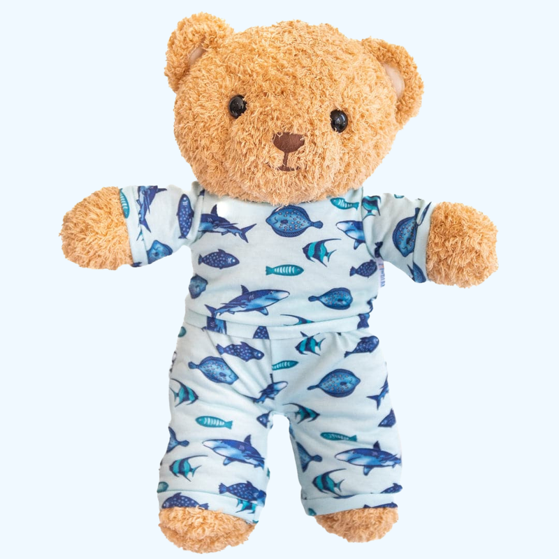 Zippy the Bear + Zippy Pajamas (Fin Frenzy)