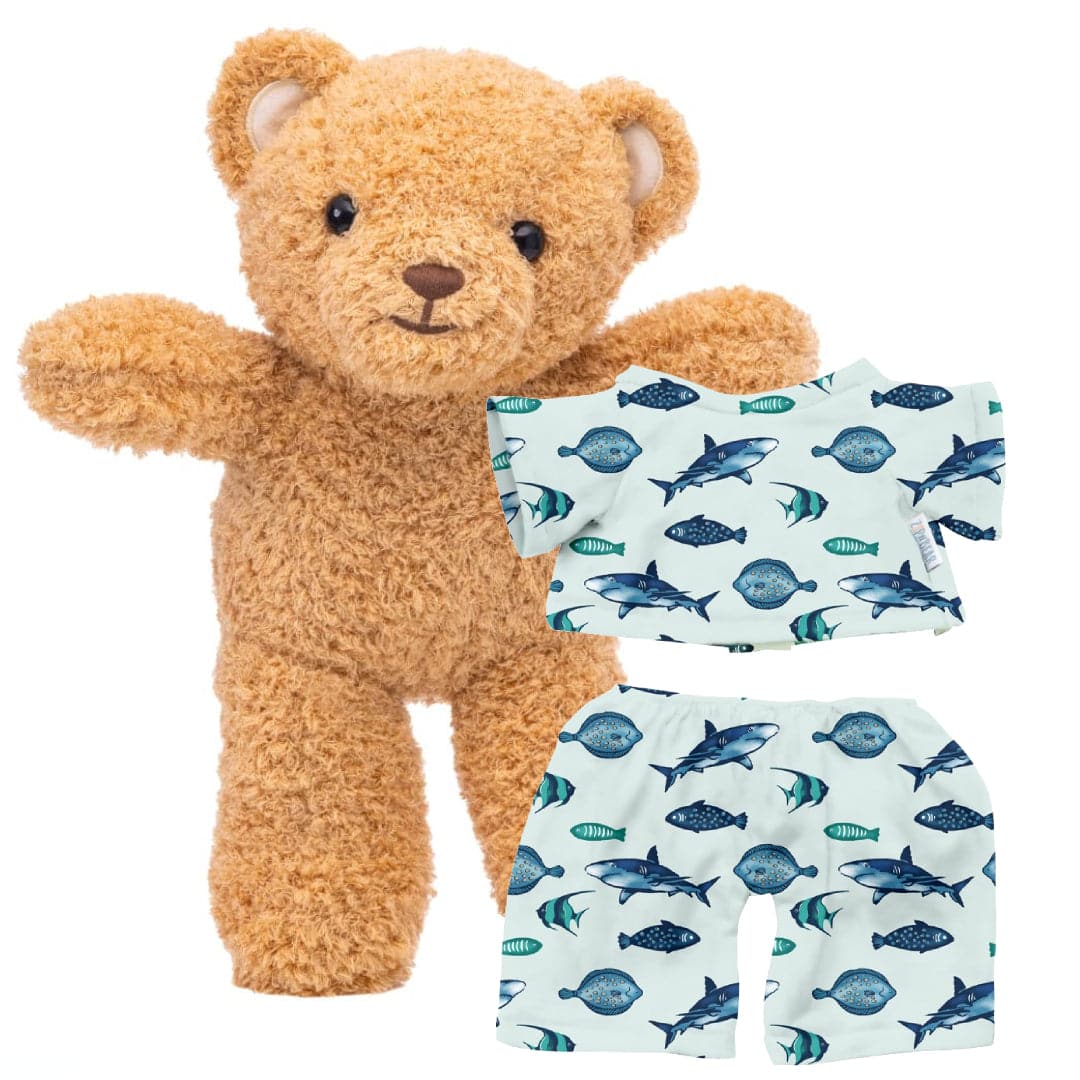 Zippy the Bear + Zippy Pajamas (Fin Frenzy)