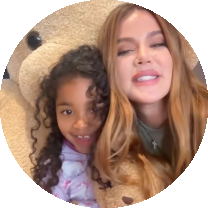 Khloe Kardashian & Daughter, True