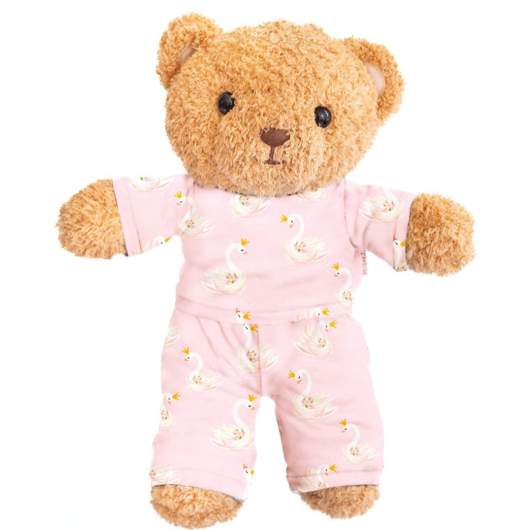 Zippy the Bear + Zippy Pajamas (Swan Slumber)