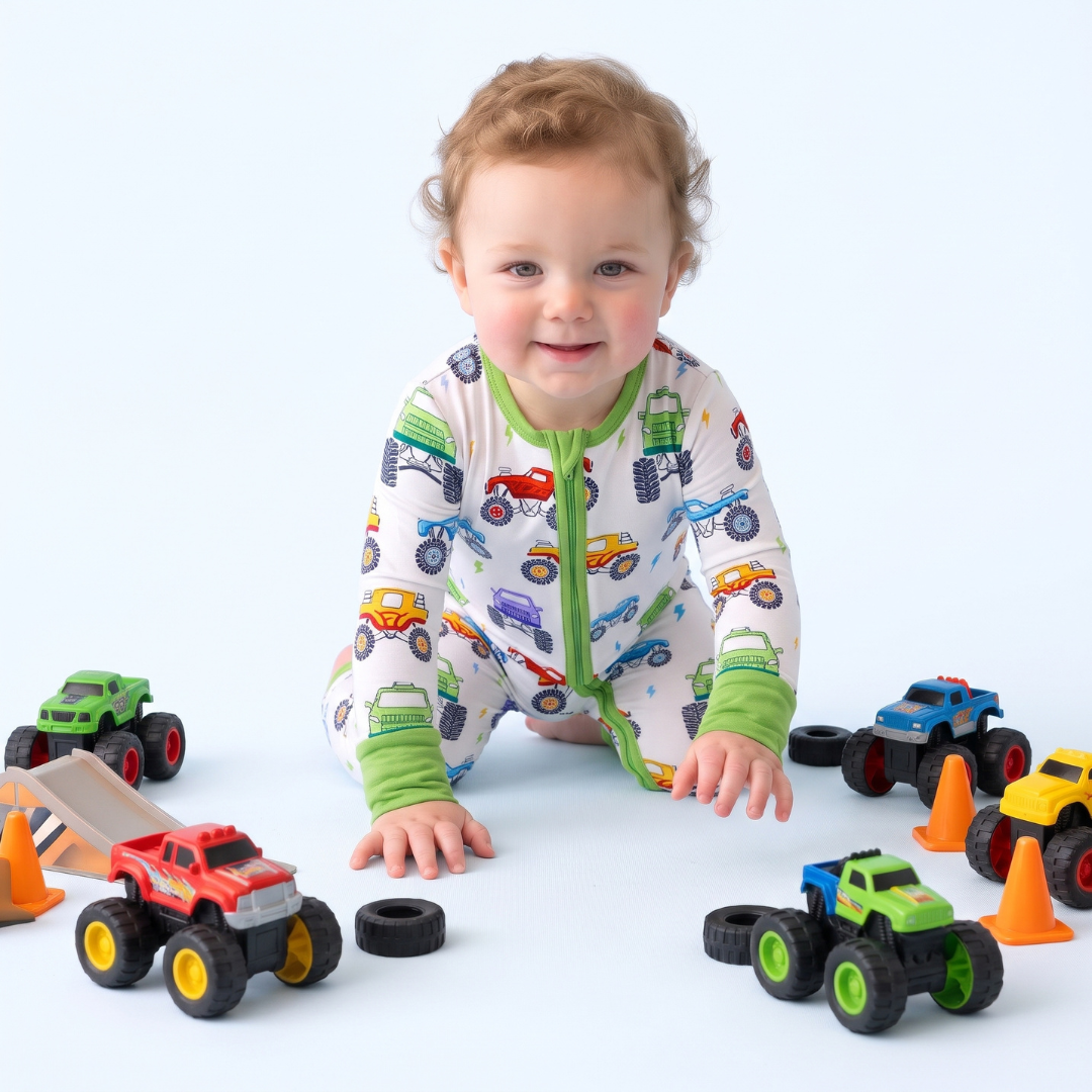 Bedtime Burnout Baby Convertible Pajamas