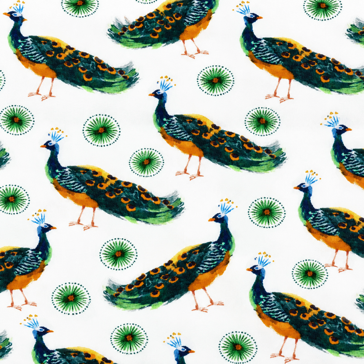 Pretty In Peacock Pajamas