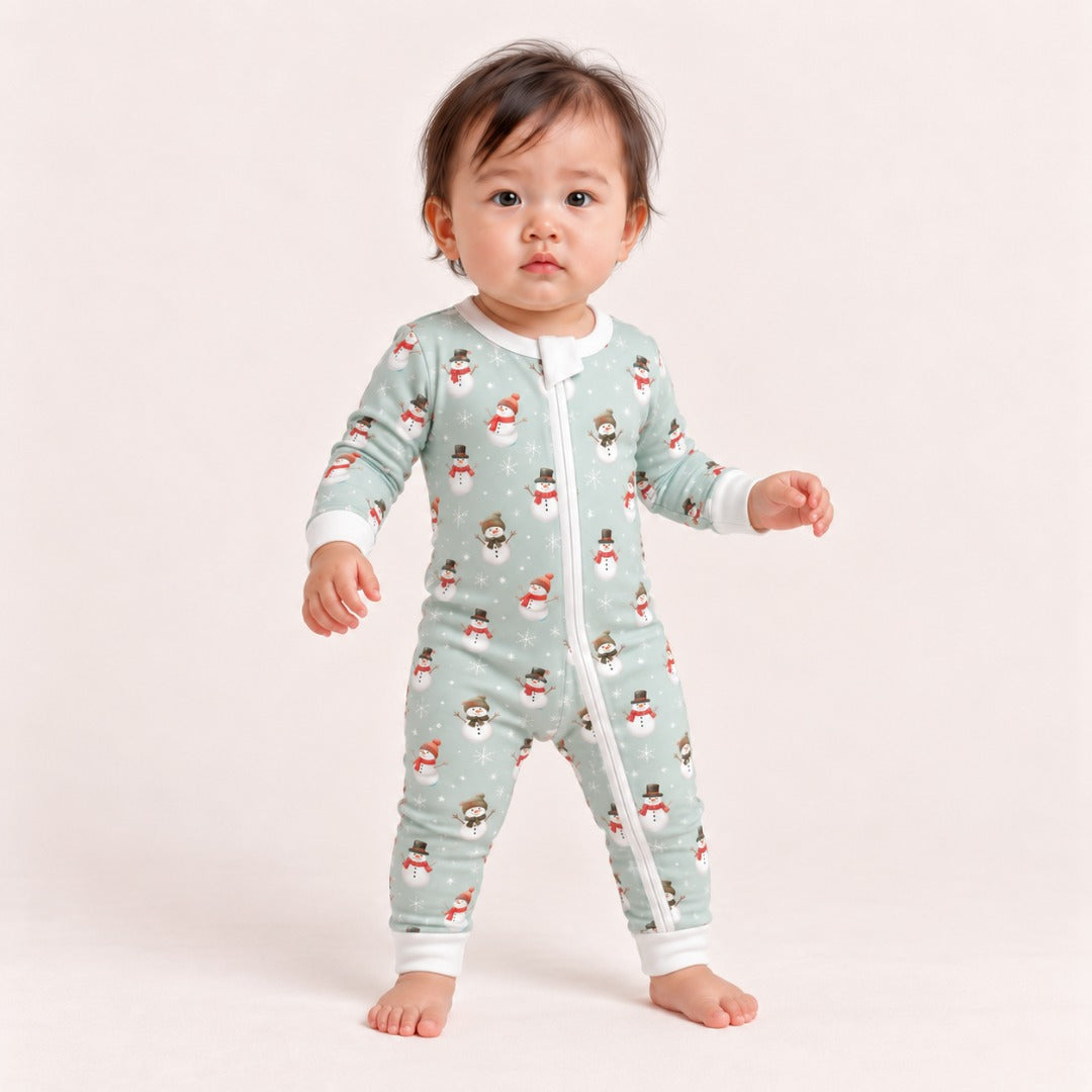 Frosty Friends Baby Convertible Pajama