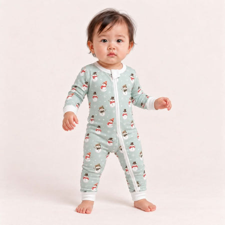 Frosty Friends Baby Convertible Pajama (Unisex)