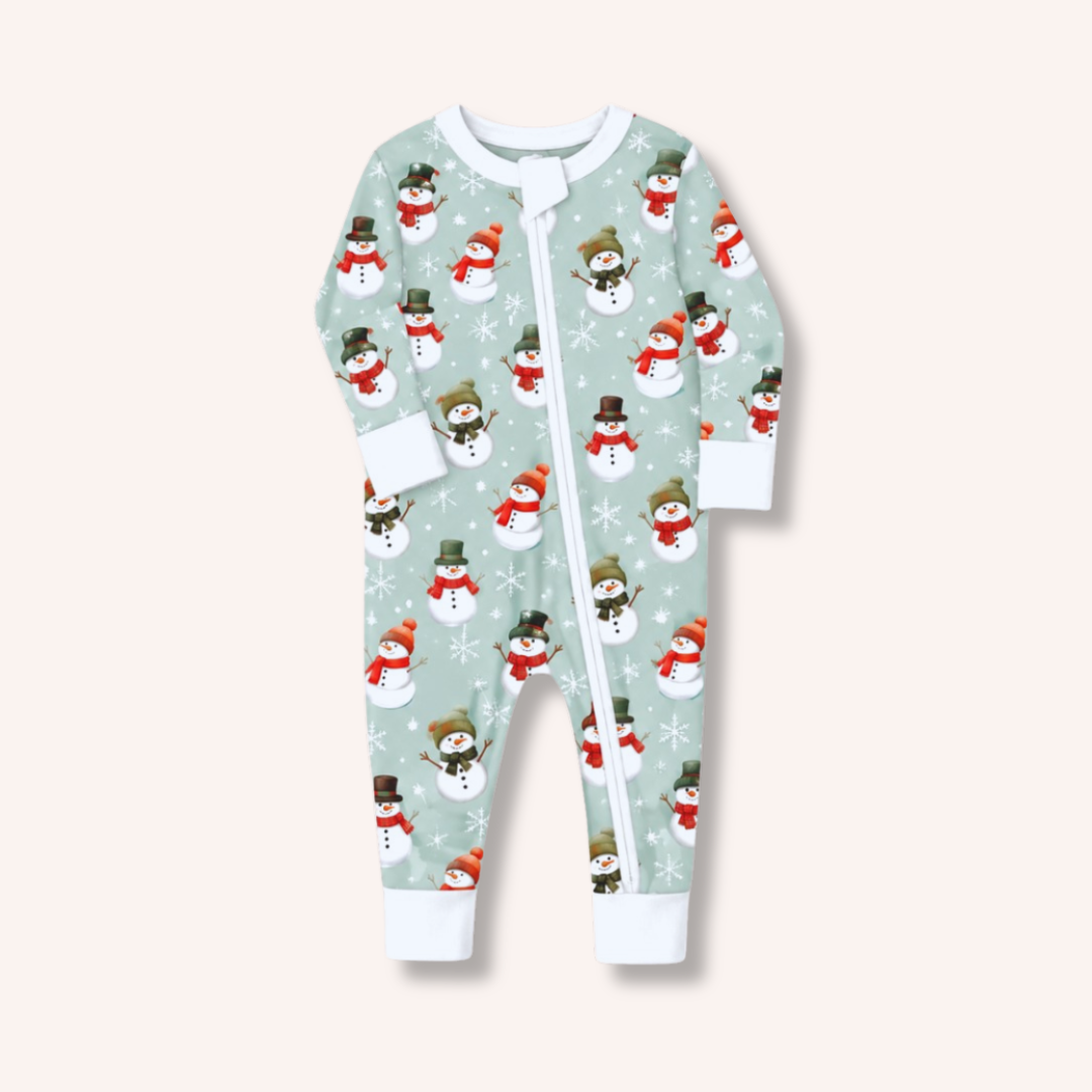 Frosty Friends Baby Convertible Pajama (Unisex)