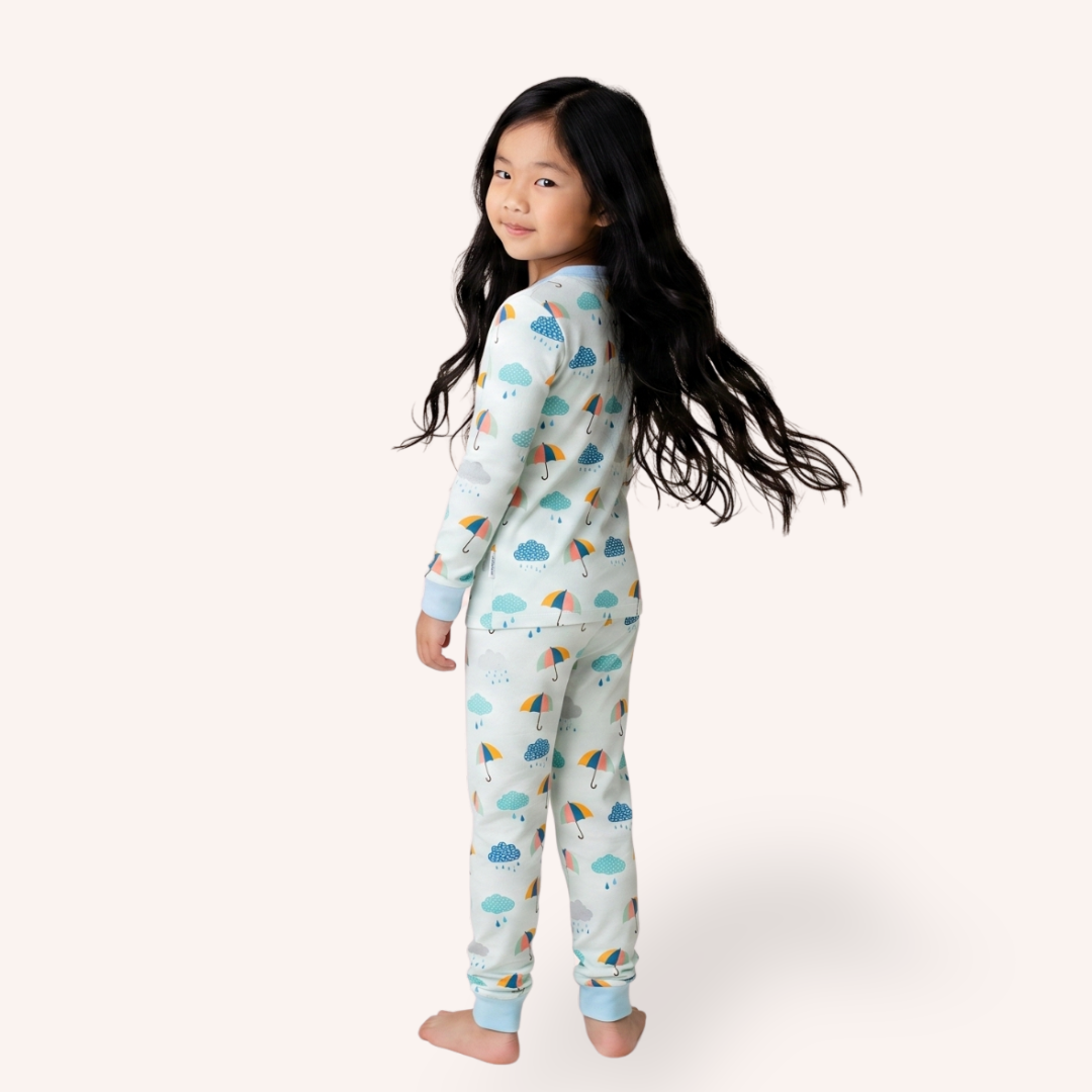 Girl's Raindrop Retreat Pajamas