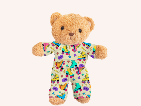 Zippy the Bear with Rollin to Bed Pajama