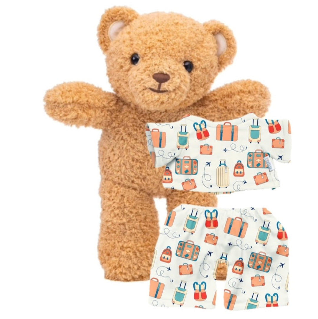 Zippy the Bear + Zippy Pajamas (Carry- On Cubs)