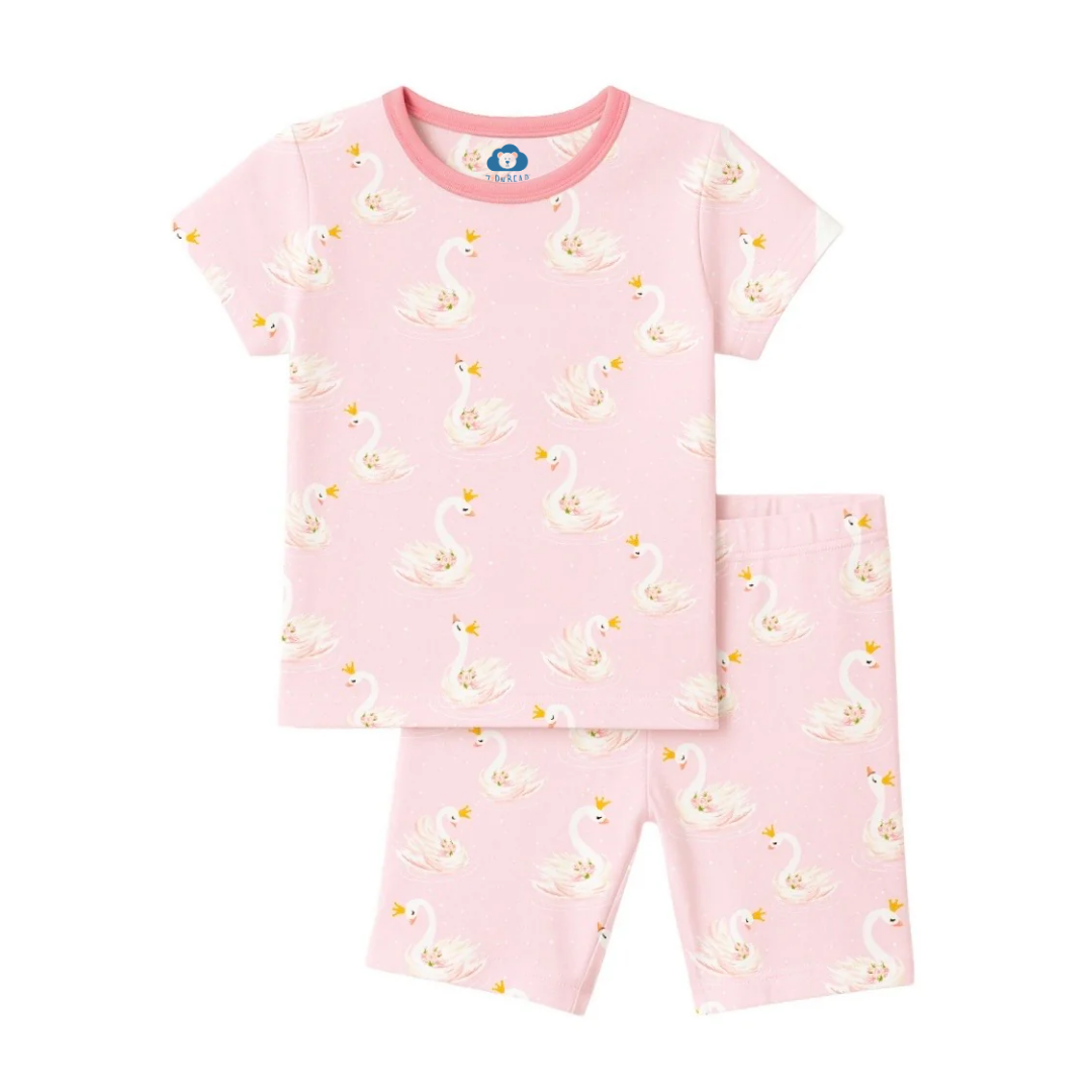 Short Sleeve - Swan Slumber Pajamas
