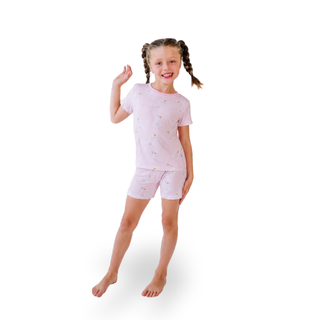 Short Sleeve - Swan Slumber Pajamas