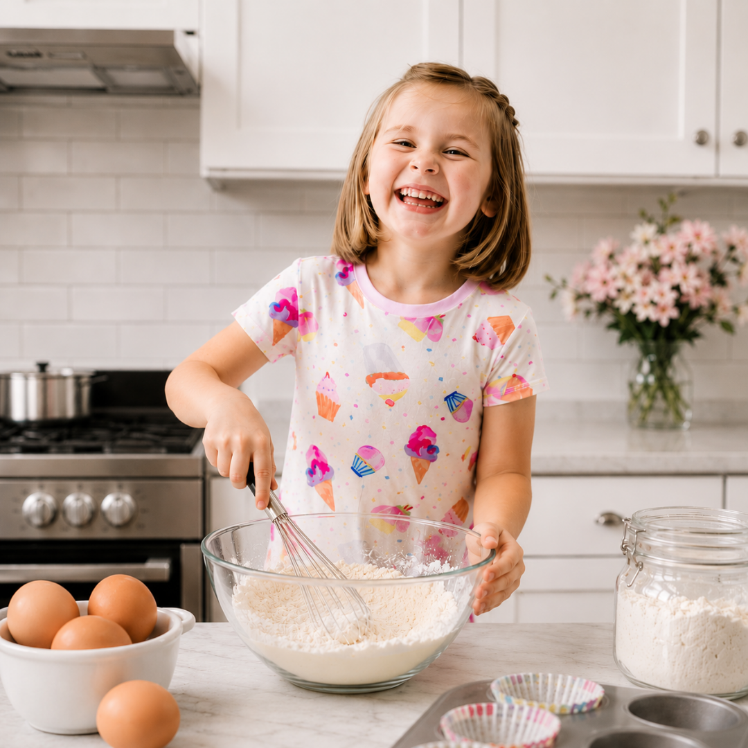 Short Sleeve - Cupcake Confetti Pajamas