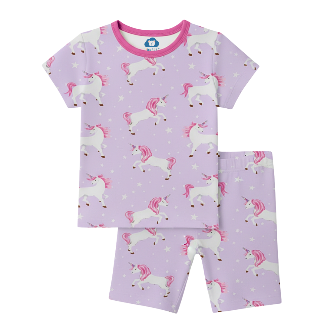 Short Sleeve - Unicorn Utopia Pajamas