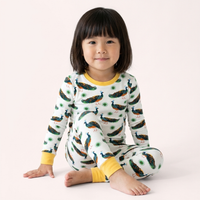 Pretty in Peacock Pajamas