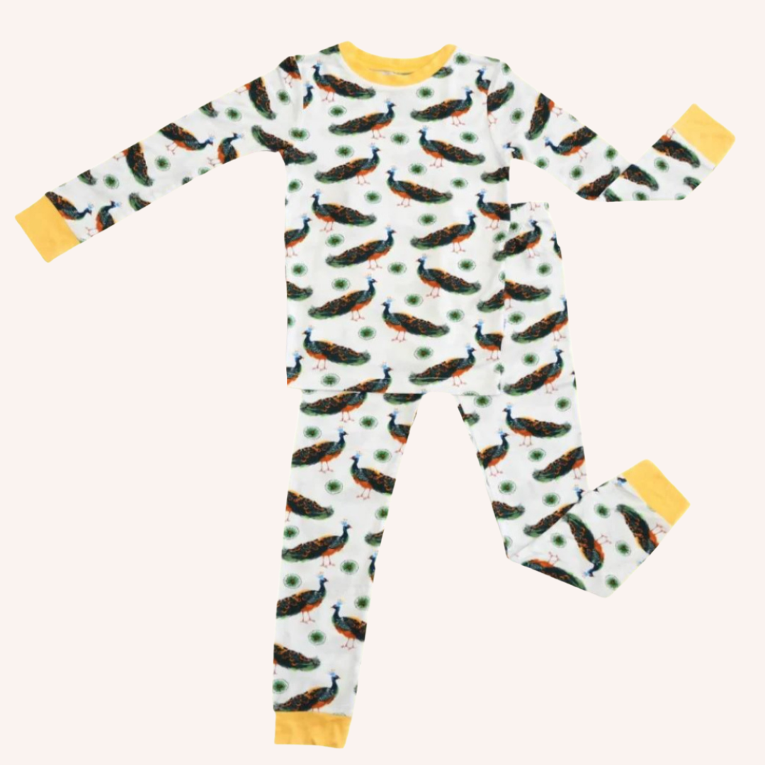 Pretty In Peacock Pajamas