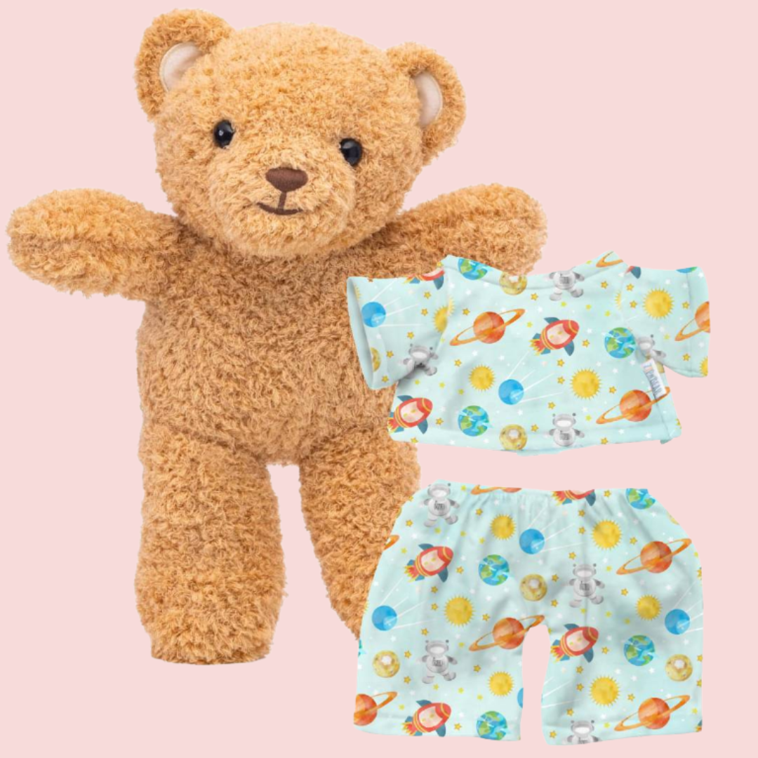 Zippy the Bear + Zippy Pajamas (Planet Pals)