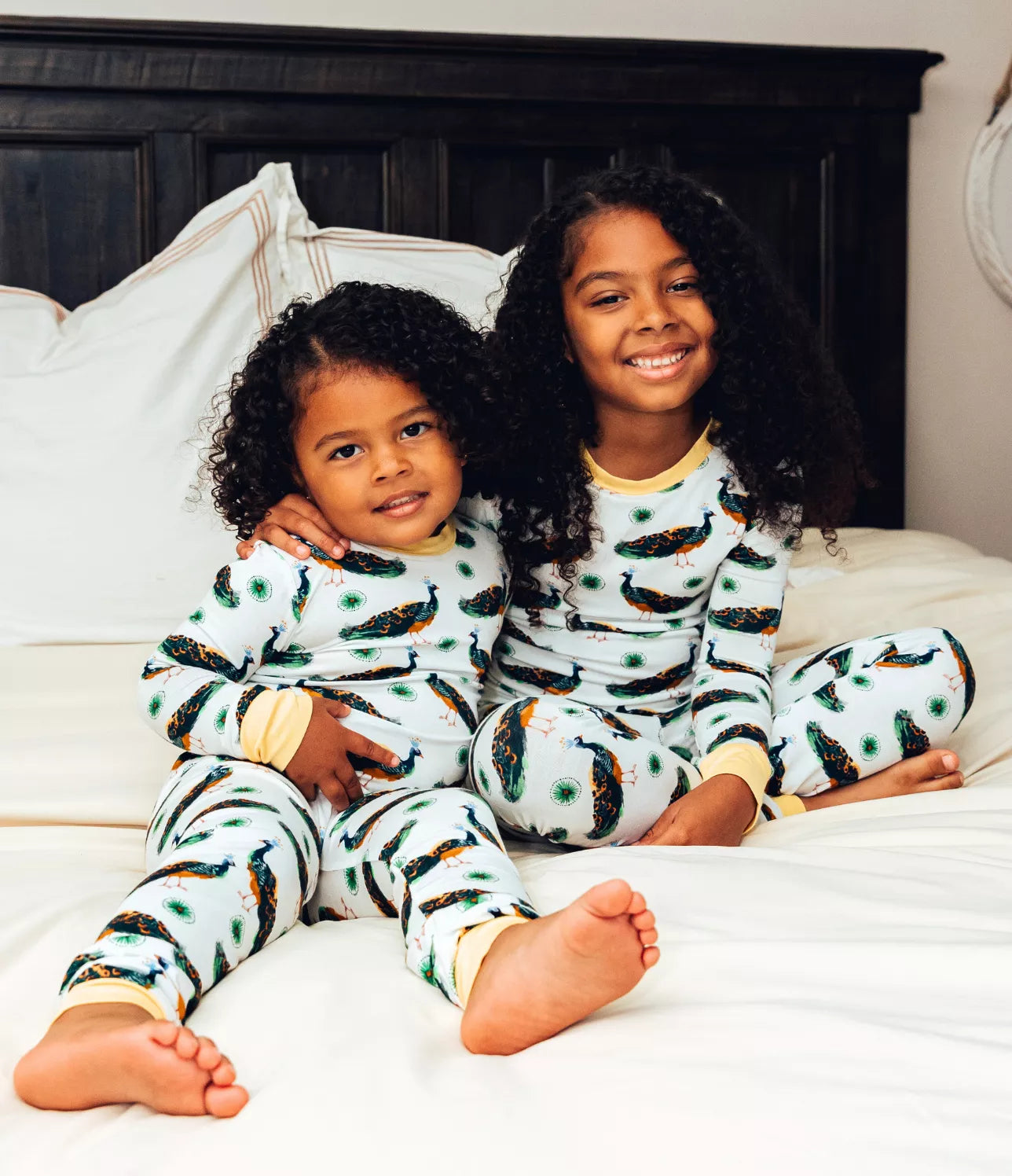 Peacock pajamas girl sale