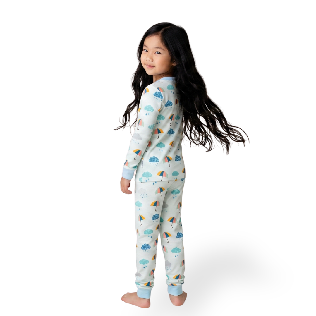 Girl's Raindrop Retreat Pajamas