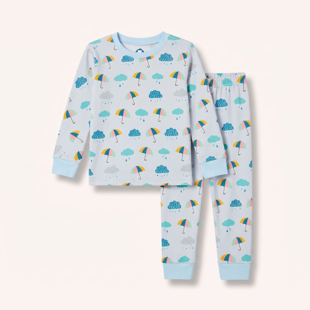 Girl's Raindrop Retreat Pajamas