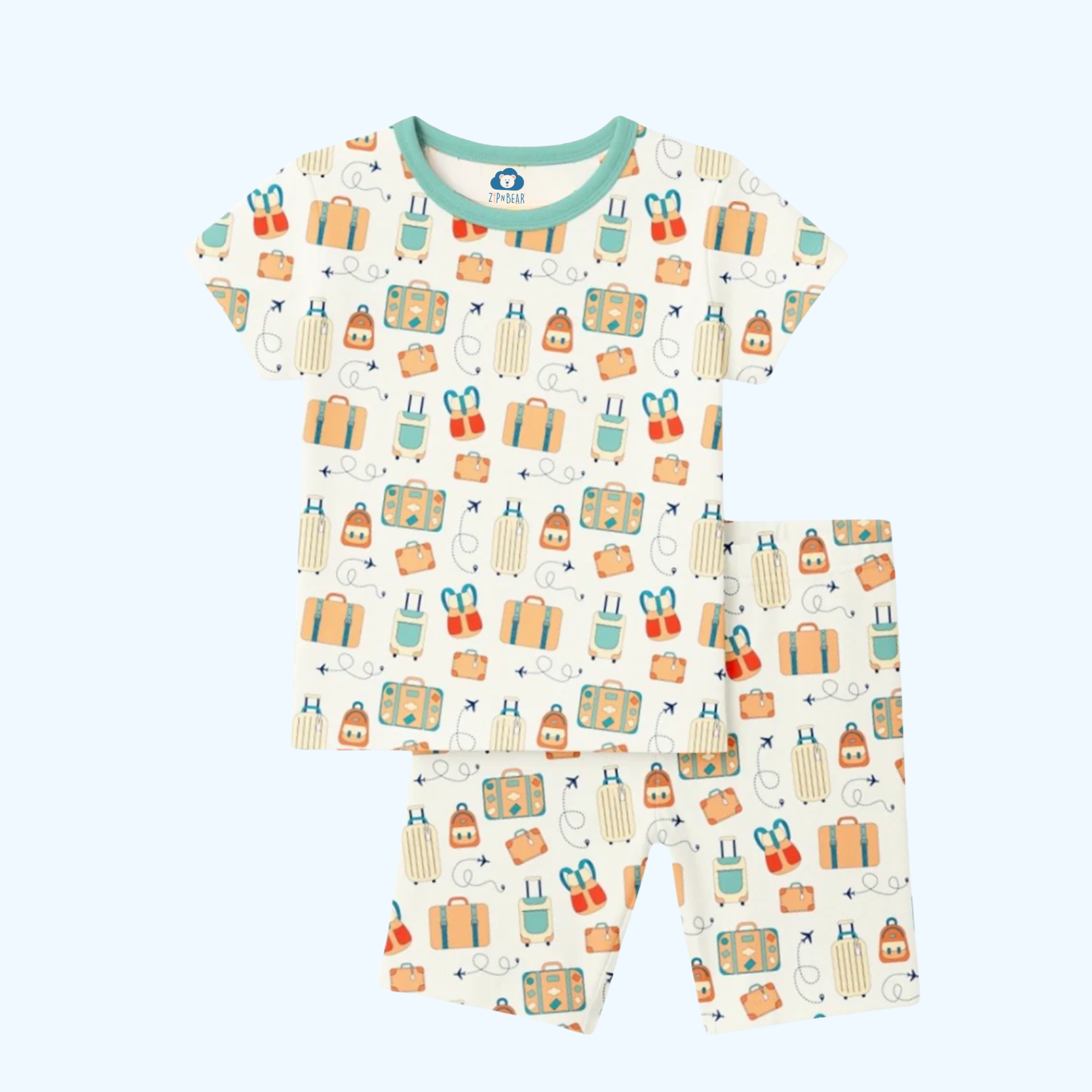 Short Sleeve - Carry On Cubs Pajamas