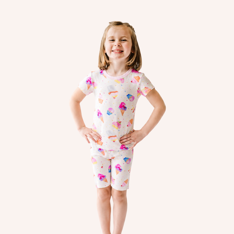 Short Sleeve - Cupcake Confetti Pajamas