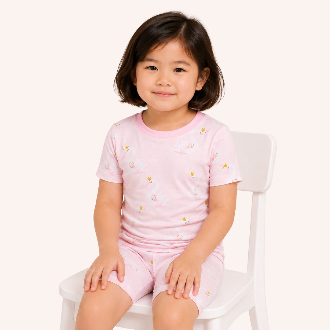 Short Sleeve - Swan Slumber Pajamas