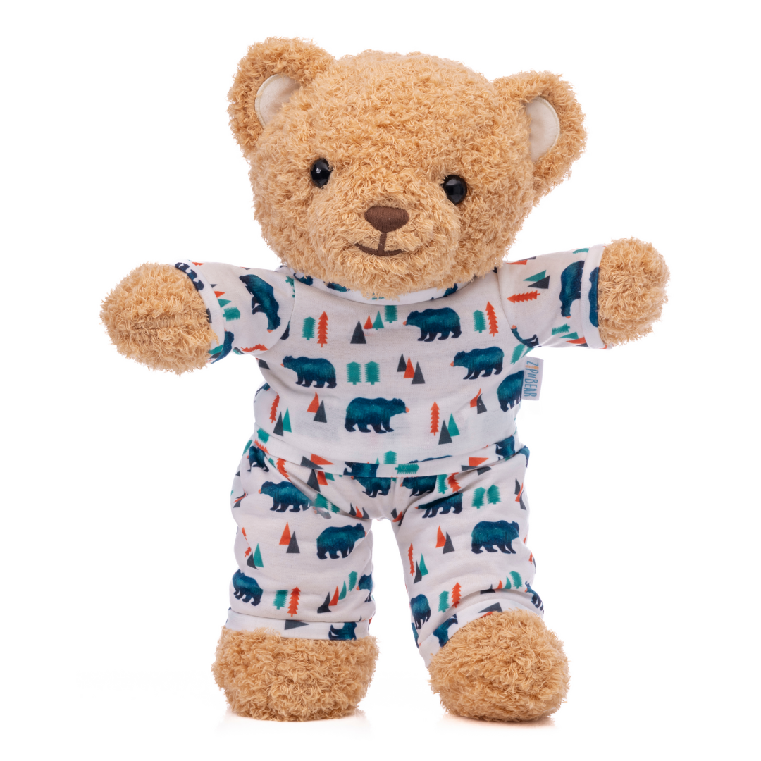 Zippy the Bear + Zippy Pajamas (Cozy Cubs) – Zip N' Bear™