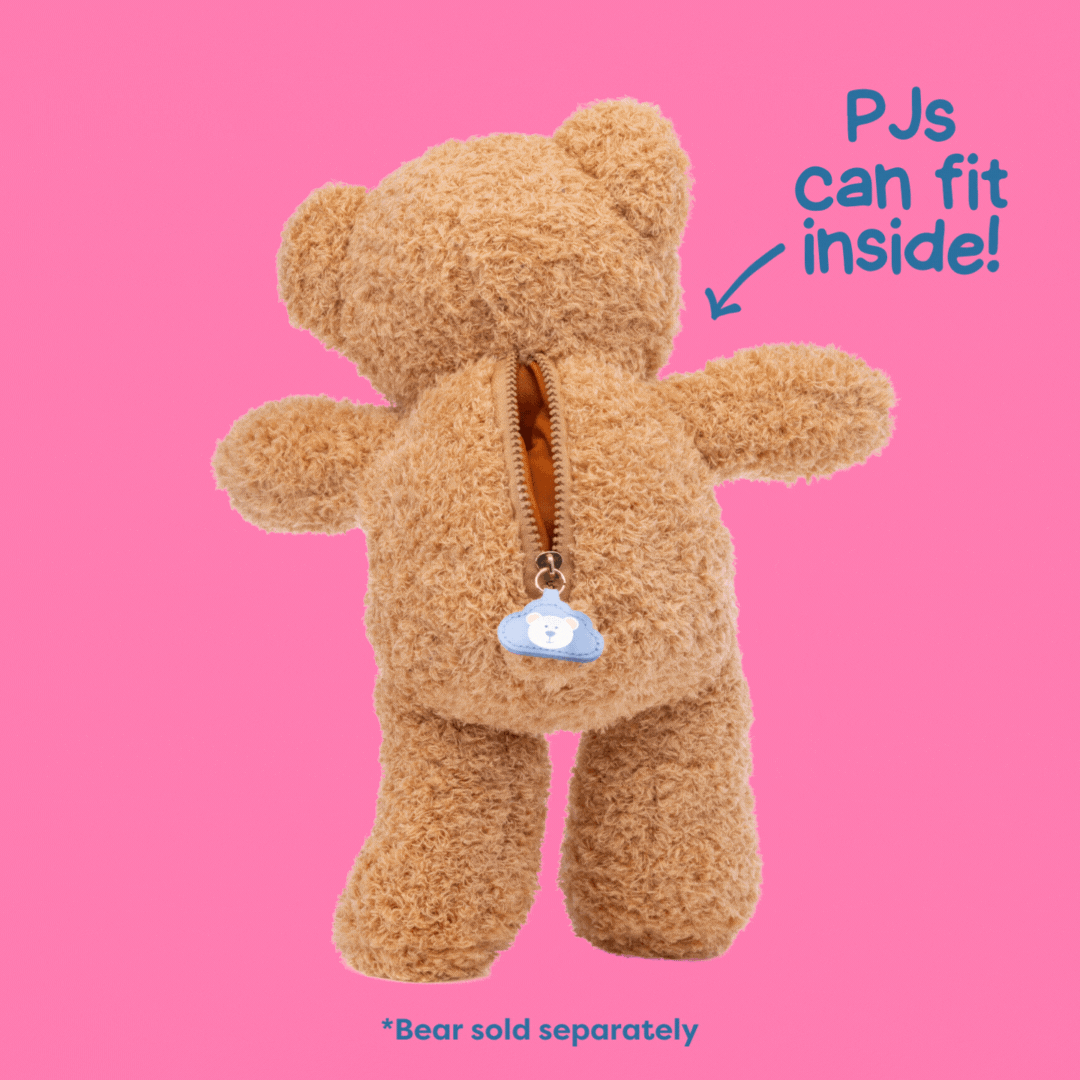 Zippy the Bear Pajamas - Snuggly Smooches – Zip N' Bear™ Zippy the Bear Pajamas - Snuggly Smooches – Zip N' Bear™