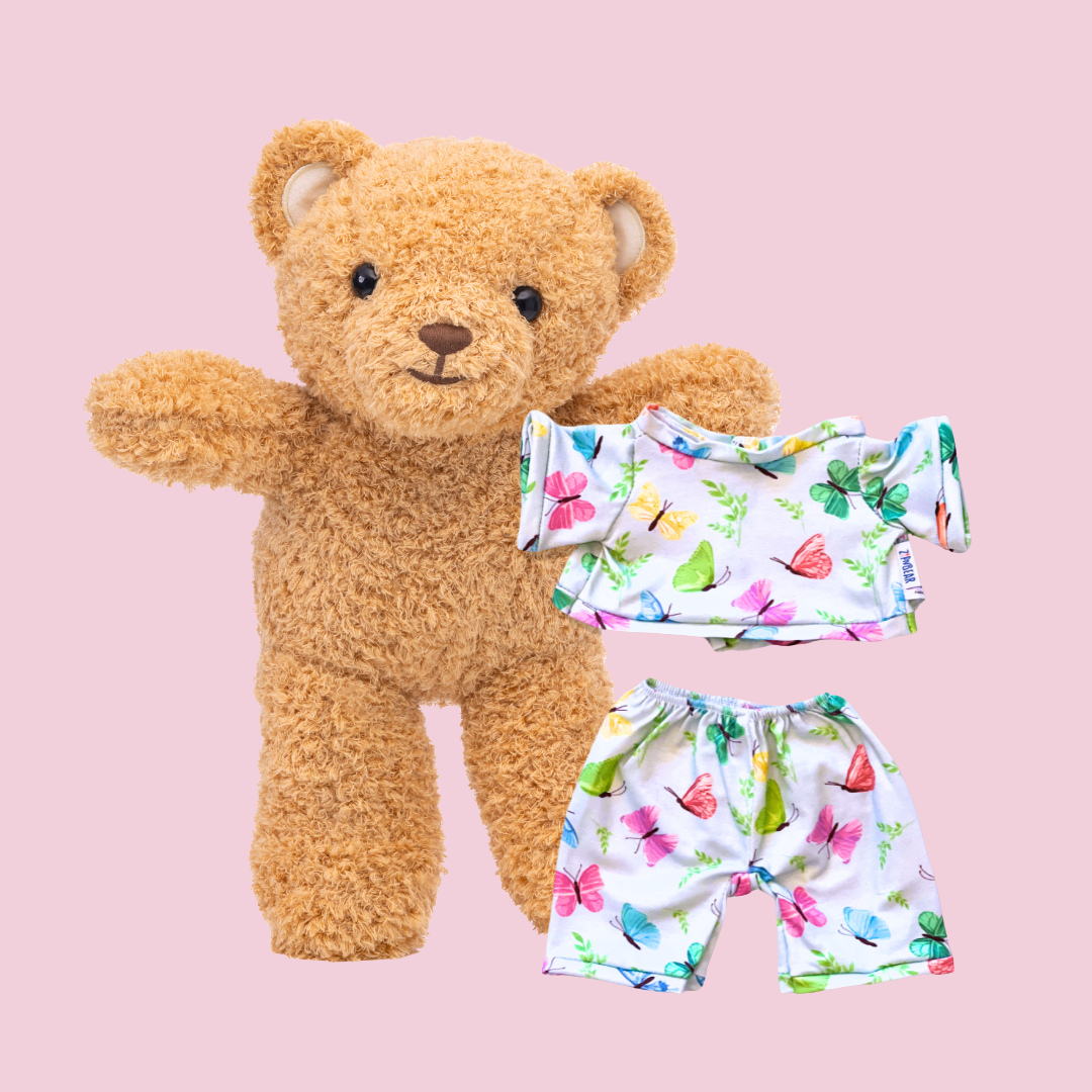 Zippy the Bear + Zippy Pajamas (Blossoming Butterfly)