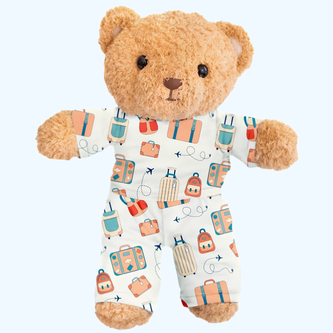 Zippy the Bear + Zippy Pajamas (Carry- On Cubs)