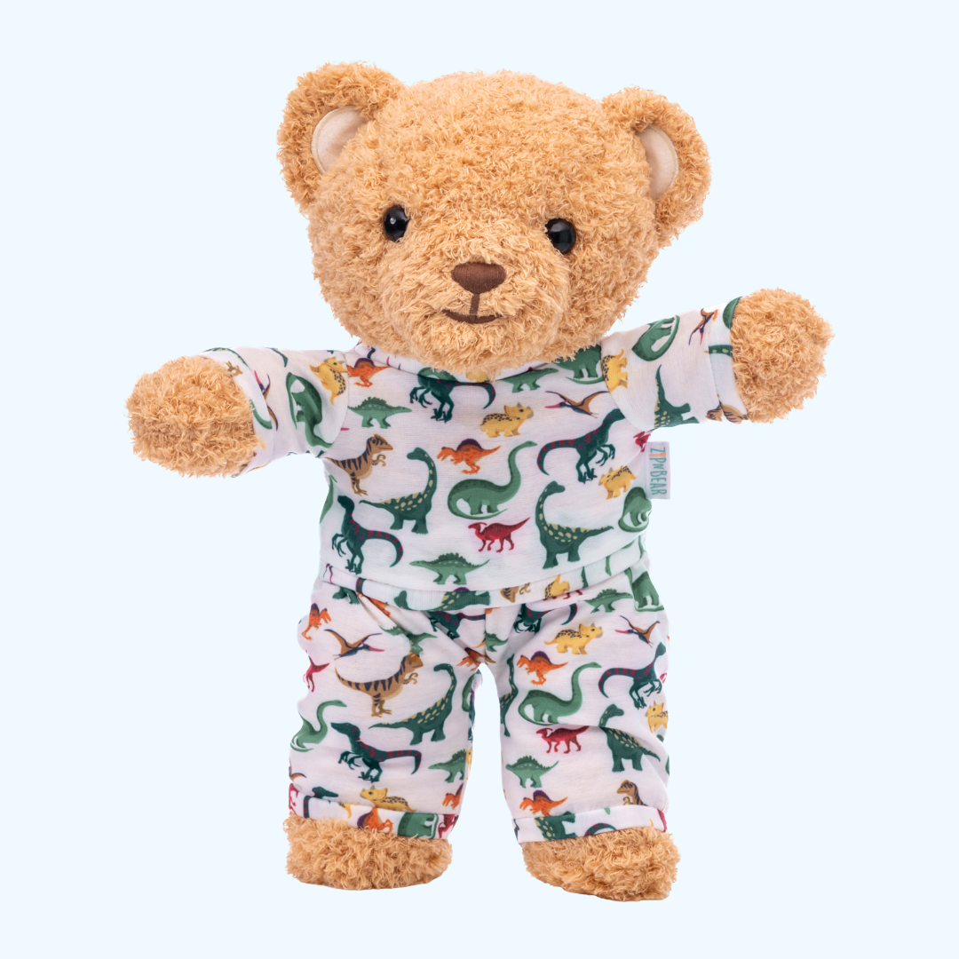 Zippy the Bear + Zippy Pajamas (Dino Dreamers)
