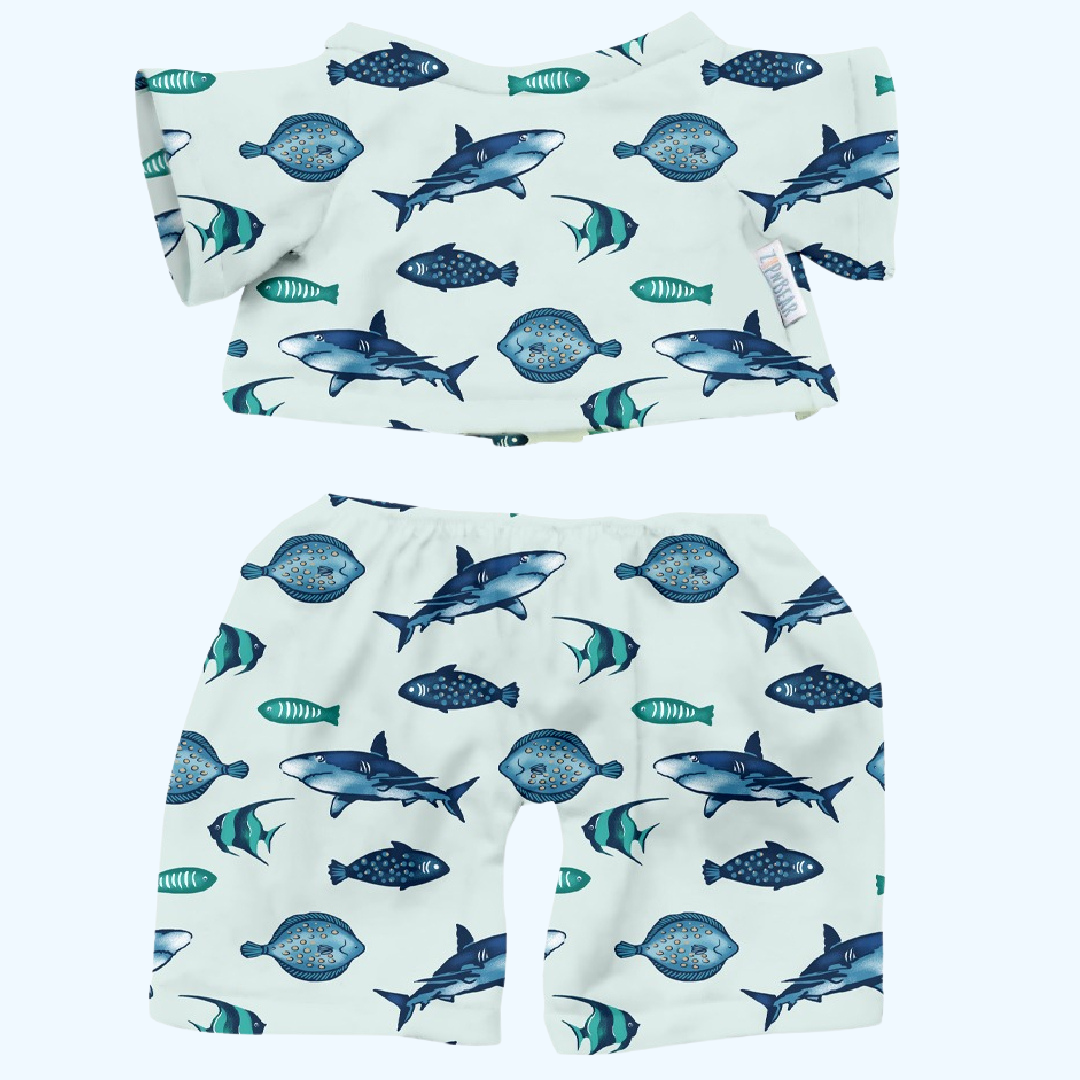Zippy the Bear™ Pajamas - Fin Frenzy