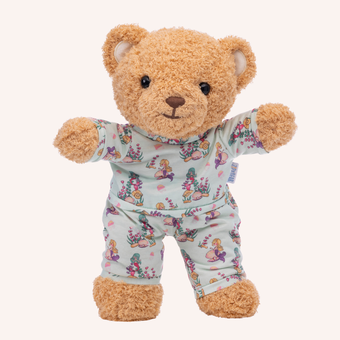 Zippy the Bear + Zippy Pajamas (Mystic Mermaid)