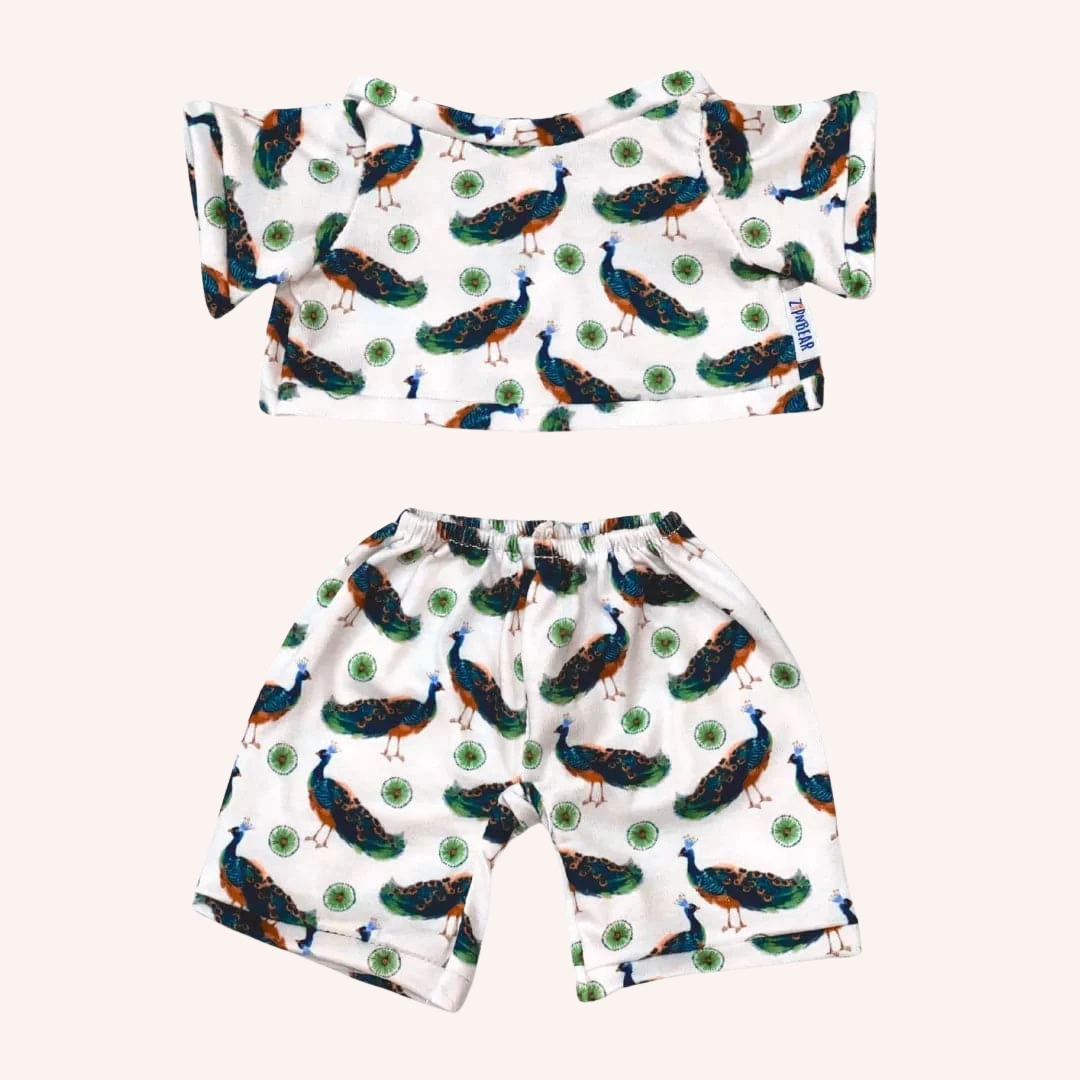 Zippy the Bear™ Pajamas - Pretty In Peacock