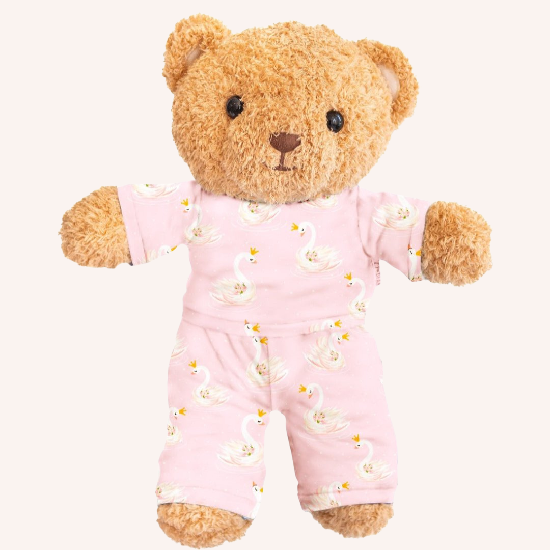 Zippy the Bear + Zippy Pajamas (Swan Slumber)