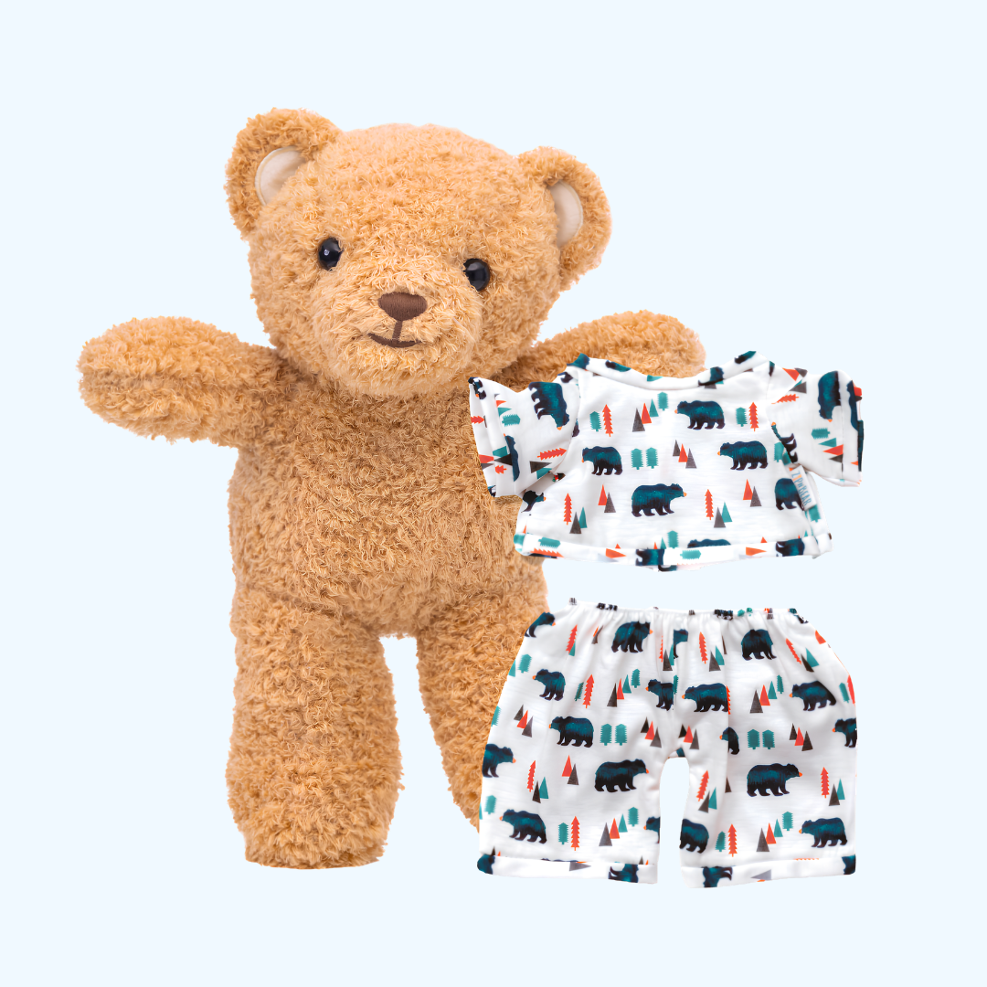 Zippy the Bear + Zippy Pajamas (Cozy Cubs)