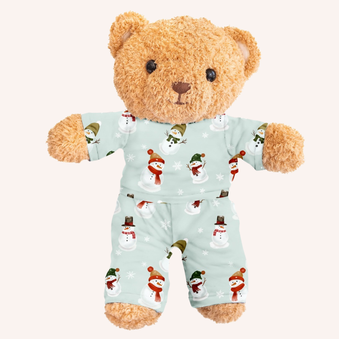 Zippy the Bear + Zippy Pajamas in Frosty Friends