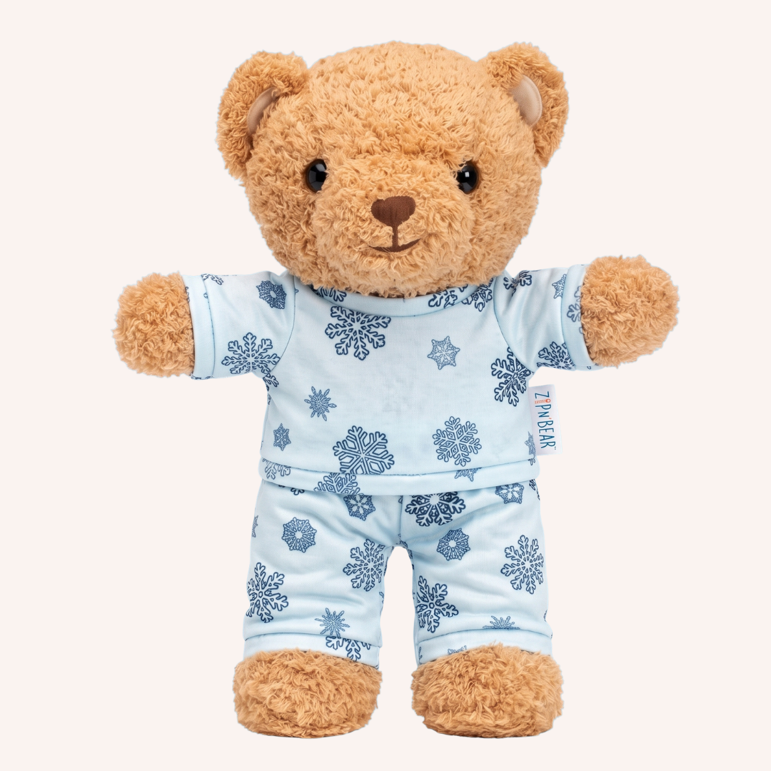 Zippy the Bear + Zippy Pajamas™ - Glistening Snowflake