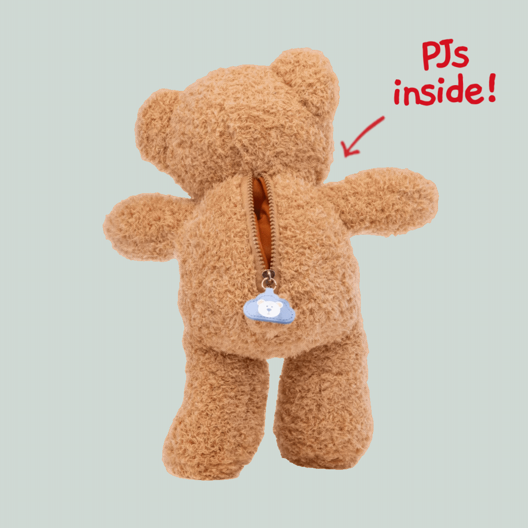 Zippy the Bear + Zippy Pajamas in Frosty Friends