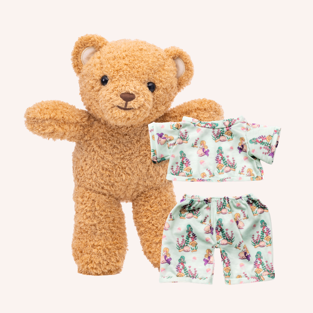 Zippy the Bear + Zippy Pajamas (Mystic Mermaid)