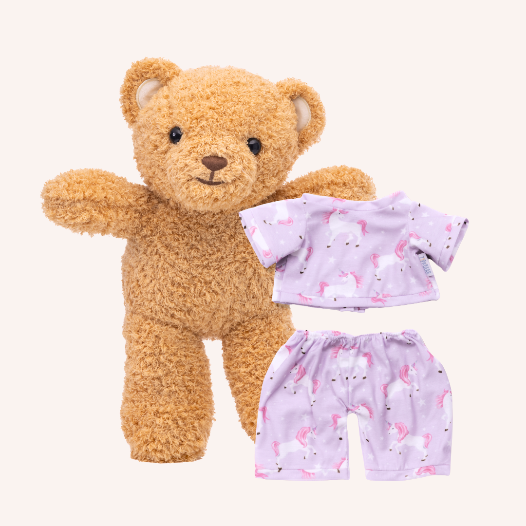 Zippy the Bear + Zippy Pajamas (Unicorn Utopia)
