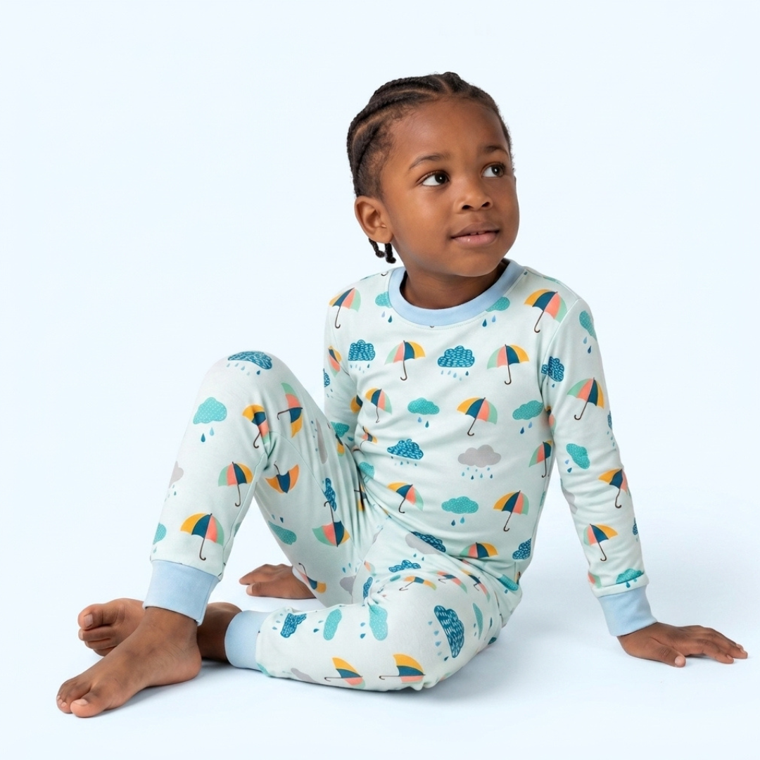 Boy's Raindrop Retreat Pajamas